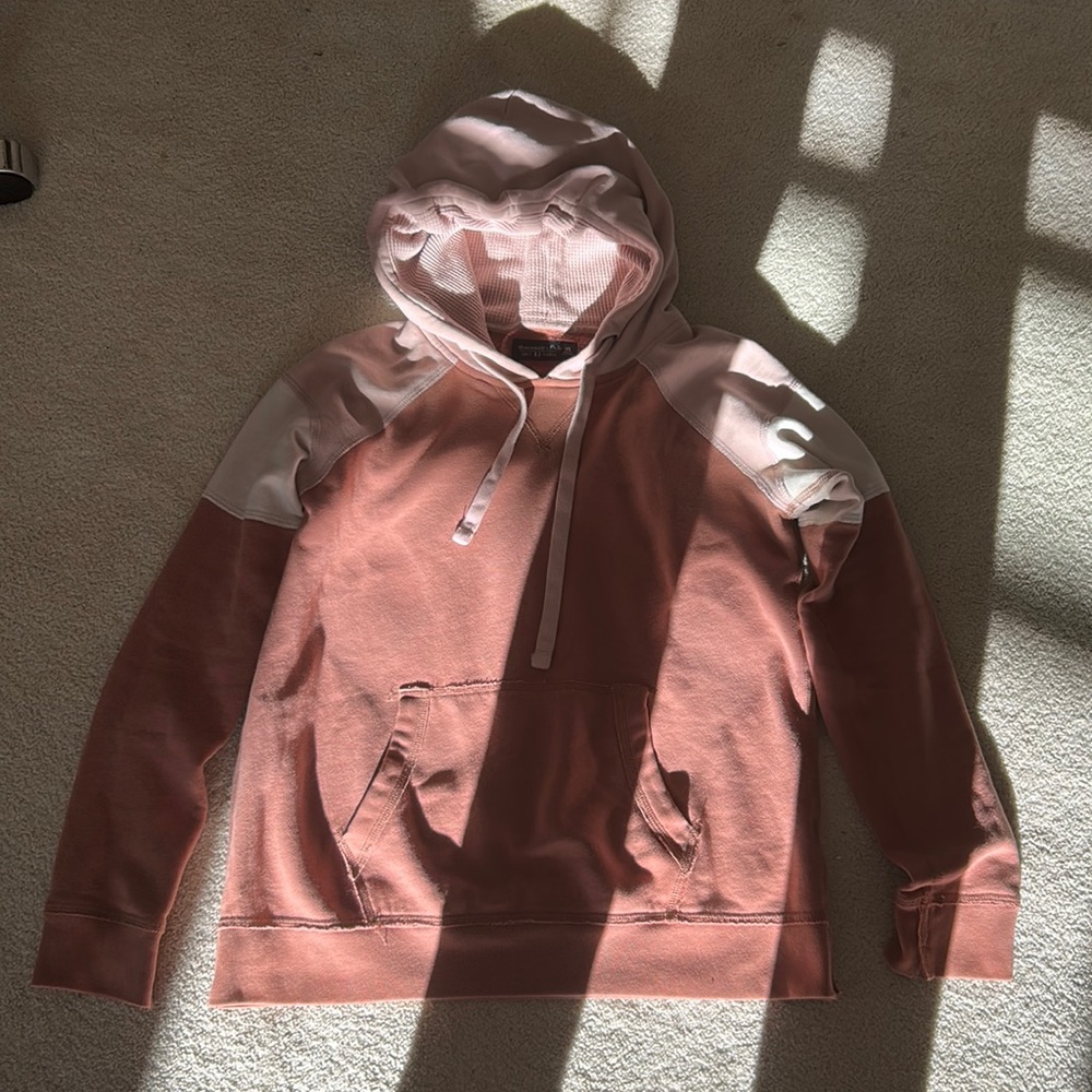 soft a&f fleece hoodie